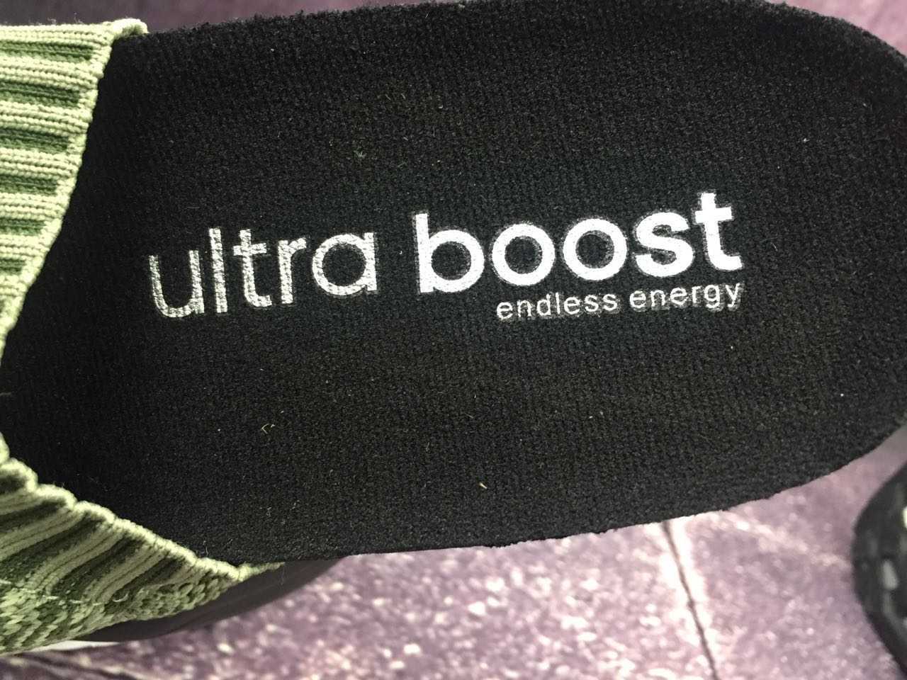 310正品新款真爆阿迪达斯男子运动鞋 Adidas Ultra boost Uncaged 袜子运动跑步鞋BB3901 军绿