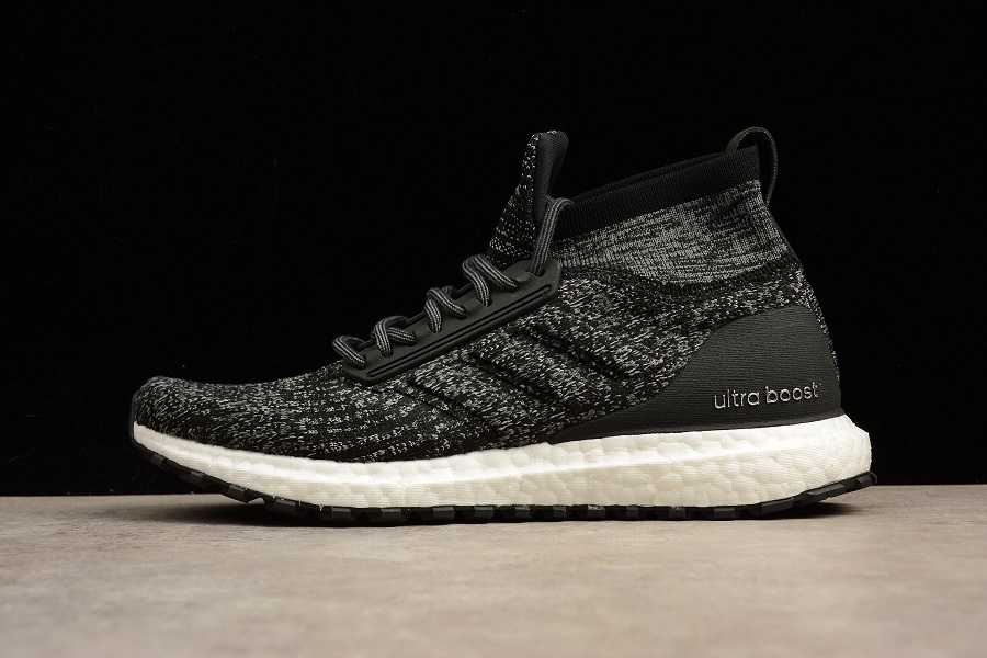 Adidas Ultraboost 4.0 Black White Speckle size 8.5 12337